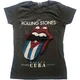 The Rolling Stones Havana Cuba Charcoal Grey S Ženske Majica