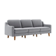 Atelier del Sofa Trosed Robin Extra 3, 220x84x87cm, Sivi