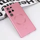 Maska za Samsung Galaxy S24 Ultra Magsafe Chrome roze