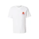 JACK & JONES Majica JORART svetlo zelena / svetlo rdeča / črna / bela