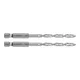slomart GRAPHITE sveder za kovino Hex, 4.8 mm, 2 kos.