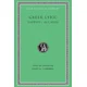 Greek Lyric, Volume I: Sappho. Alcaeus