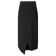 GINO ROSSI Midi krilo 62SPUD201 Črna Regular Fit