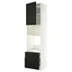 METOD / MAXIMERA Visoki element za ugradne uređaje, bela/Lerhyttan crno bajcovano, 60x60x240 cm