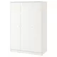 KLEPPSTAD Garderober s 3 vrata, bela, 117x176 cm