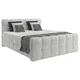 Boxspring Krevet Brisbane 120/200 cm , sivo-bela