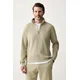 BOSS loungewear pulover moški z bombažem Structure 1/4 Zip