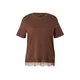 VERO MODA Majica VMSara svetlo rjava / temno rjava