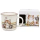 Velika porcelanasta skodelica 400 ml CAT CATS darilna škatla