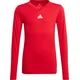 ADIDAS PERFORMANCE Funkcionalna majica Team Base  ognjeno rdeča / bela