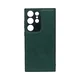 Maska za telefon LEATHER CASE za Samsung S23 Ultra, Zelena