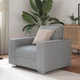 Sofa stolica Svjetlosiva 100 cm tkanina