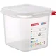 ARAVEN gastronorm posoda s pokrovom GN 1/6, PP, globina: 150 mm, prostornina: 2,6 L, hermetična