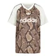 ADIDAS ORIGINALS Majica SNAKE PRINT SATIN bež / kremna / rjava / čokolada