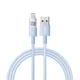 Polnilni in podatkovni USB-A v Lightning kabel Baseus Data Cable Display 2 - 2.4A - 2m - galaxy blue