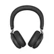 Jabra Evolve2 75, Link380c UC Stereo Stand Black, Evolve2 75 headset Black UC, Link 380 BT adapter USB-C UC, Evolve2 75 Deskstand USB-A,1.2m USB-C to USB-C cable, carry pouch, warranty and warning (sa