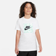 Nike K NSW TEE CLUB SESONAL HBR GFX, dječja majica, bijela FD3929