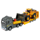 Kamión s nakladačom Volvo Truck & Wheel Loader Majorette 35 cm dĺžka so zvukom a svetlom MJ3726000
