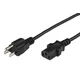 shumee Napajalni kabel PE110405 Črna 0,5 m C13 Vtič za ploščo B