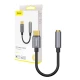 BASEUS L54 USB-C + 3,5 mm mini jack avdio adapter (siv)