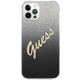 Guess iPhone 12 Pro Max 6,7 black hardcase Glitter Gradient Script (GUHCP12LPCUGLSBK)