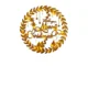 Wallity XMASGOLD 010 Zidna dekoracija