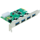 Delock Delock 4 vrata USB 3.0 PCI Express kartica