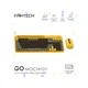 FANTECH Combo miš tastatura wireless WK-899 GO mochi101 zuta