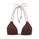 s.Oliver Bikini zgornji del čokolada / temno rjava