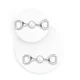 Okraski za mokasine Silver pearl