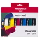 Talens Akrilne barve Amsterdam za učilnice 6 x 120 ml