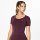 Alva Seamless T-Shirt, Wine Brown - XS