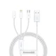 BASEUS 3v1 Kabel Superior Series USB-A - USB-C / iPhone Lightning / micro USB 3,5 A 0,5 m - bel