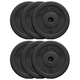 GORILLA SPORTS Set tegova obloženih plastikom (30 kg)