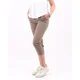 Casual Capri Hlače Peščene Bež - S