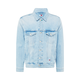 Tommy Jeans Plus Prijelazna jakna RYAN, plavi traper / tamno plava / crvena / bijela
