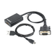 Gembird adapter VGA M-HDMI Ž+avdio A-VGA-HDMI-01