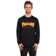 Thrasher Flame majica z dolgimi rokavi black Gr. S