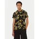 Versace Jeans Couture Majica 78GAH6S0 Črna Slim Fit