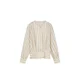 Scalpers Bluza ecru/črna