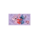 Vijolična bombažna otroška brisača 70x140 cm Lilo and Stitch Kiss – Jerry Fabrics