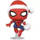 Bobble Figure Marvel - Spider-Man POP! - Spider-Man (In Santa Hat) - Special Edition
