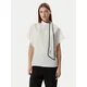 Karl Lagerfeld Bluza črna/bela
