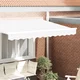 vidaXL Valance tenda za okvir 3.5 m Bela 3.3x0.2 m