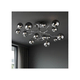 Brilagi - LED plafonski luster MISTEL 15xG9/3W/230V crni hrom/dimljeno