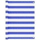Vidaxl Balkonsko platno modro in belo 90x300 cm HDPE