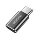 OTG adapter Yesido GS22 USB-C v Lightning - aluminijasta zlitina, 480Mbps - siv