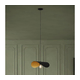 Eglo 390393 - Luster na sajli SACEDA 1xE27/40W/230V 53 cm crna/zlatna