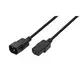 KABEL NAPAJALNI 220V podaljšek C13 - C14 1,80m EURO LogiLink (CP091)