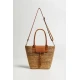 Marisse Beige Basket Bag